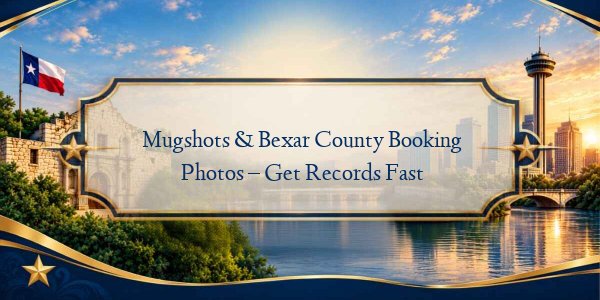 Mugshots & Bexar County Booking Photos – Get Records Fast